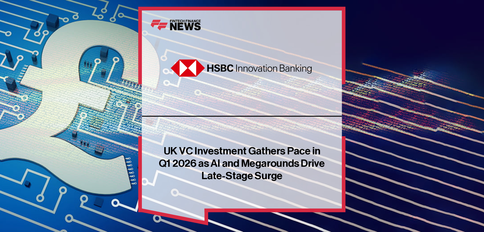 UK VC investment Q1 2026 chart showing AI and megarounds driving late-stage surge