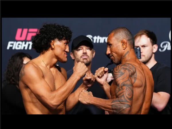 Raul Rosas Jr. at UFC Vegas 121 weigh-ins