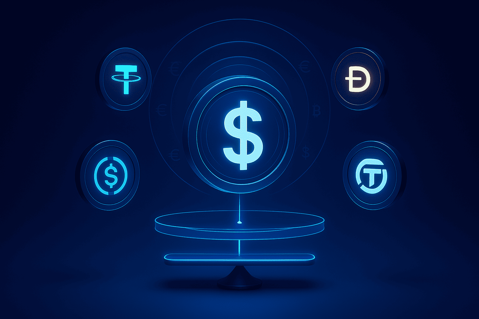 Screenshot of stablecoin market supply data from DefiLlama