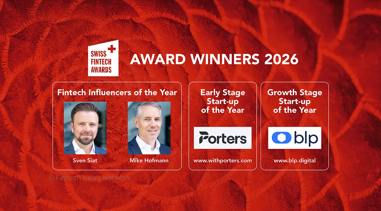 Swiss Fintech Awards 2026 ceremony highlighting top fintech innovators