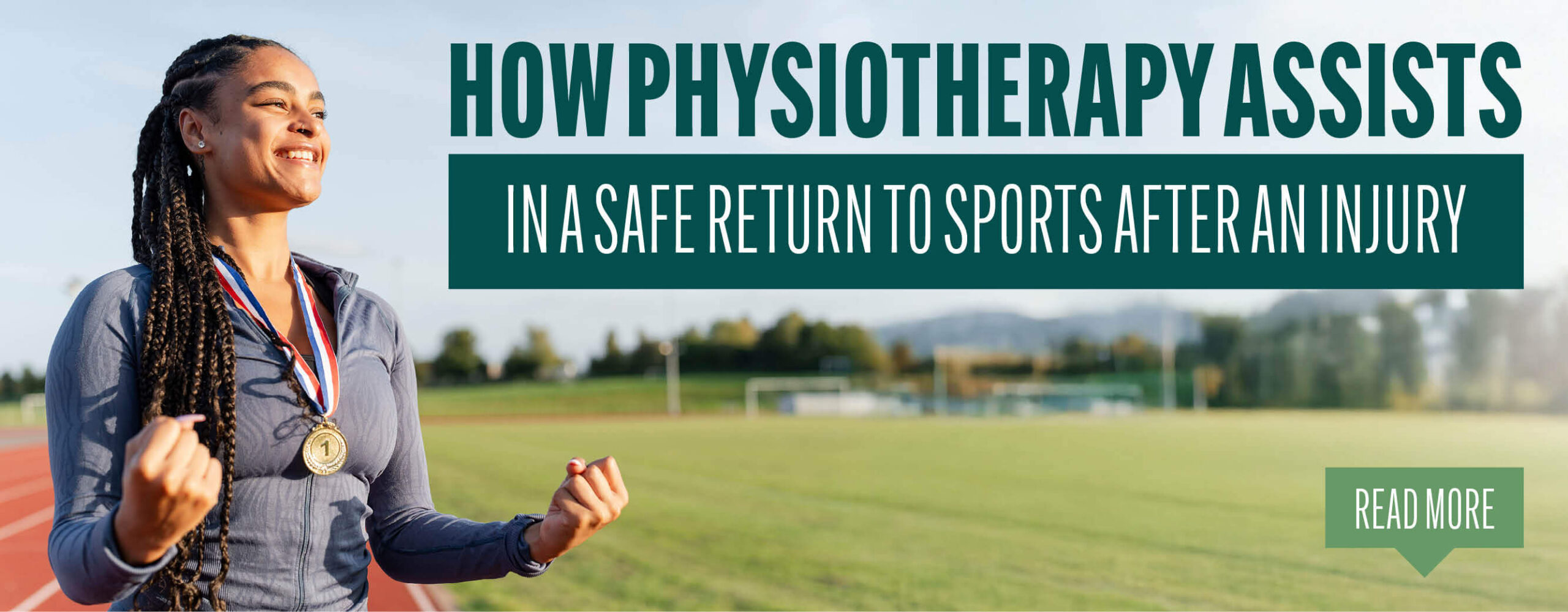 Physiotherapist assisting athlete in safe return-to-sport protocol following injury rehabilitation
