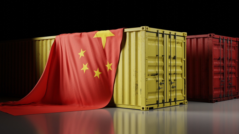A manufacturing facility representing China's supply chain role