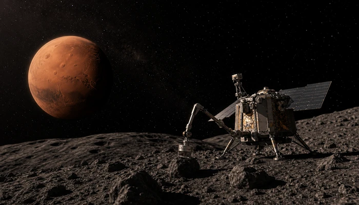 JAXA MMX spacecraft concept for Phobos mission