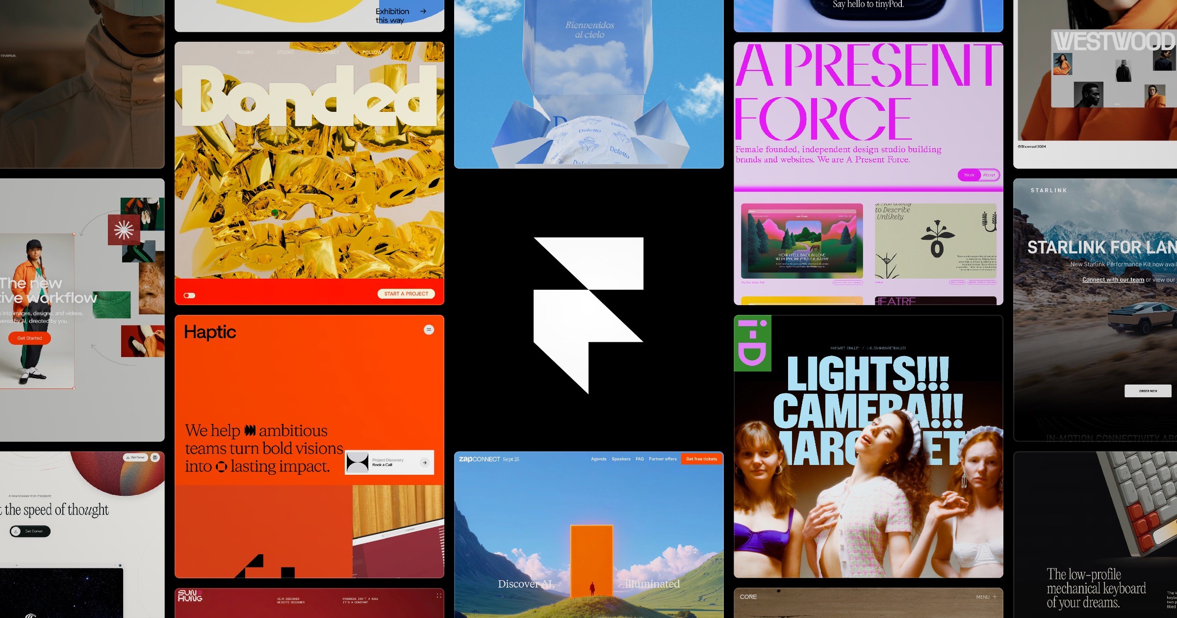 Framer updates page showing recent feature improvements