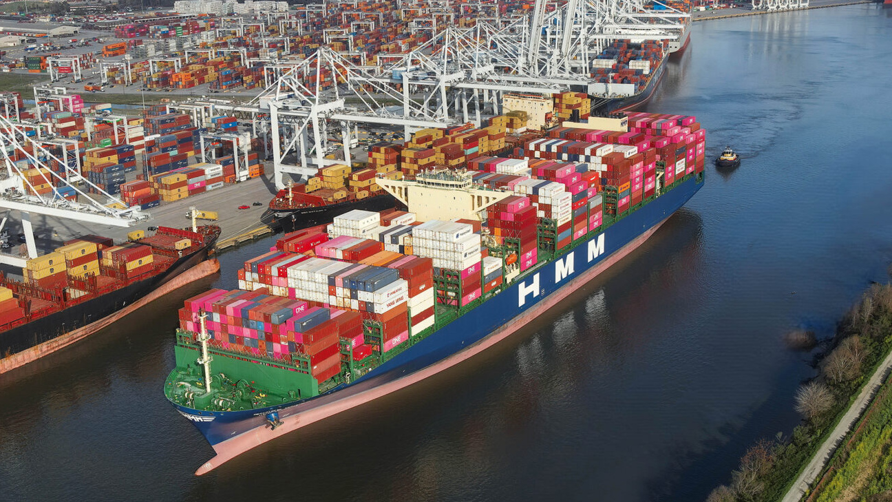 Garden City Terminal dock at the Port of Savannah