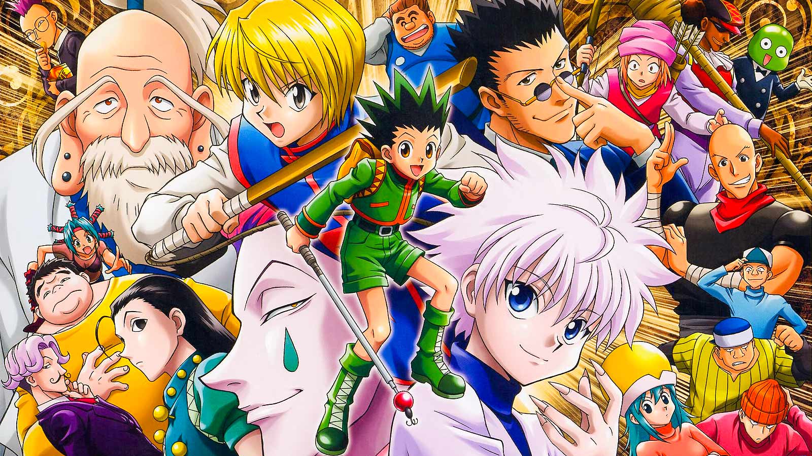 Hunter x Hunter manga visual marking the series' return