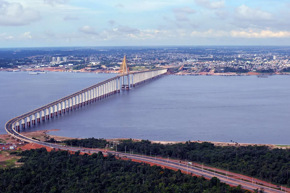 Rio Negro water level monitoring chart showing recent decline
