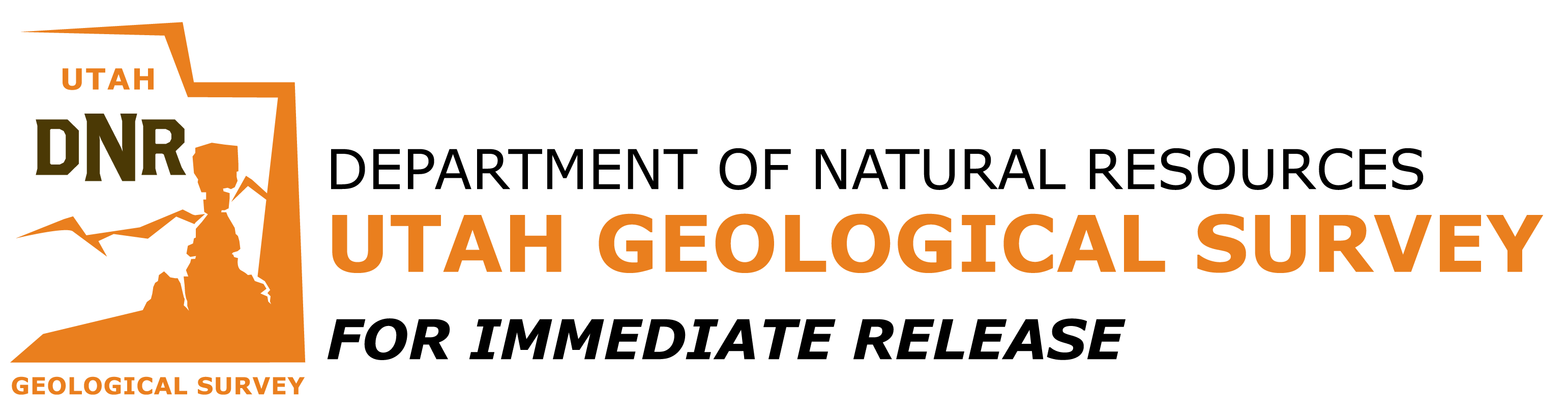 UGS Press Release header announcing the April 2026 Kanosh, Utah Earthquake Swarm