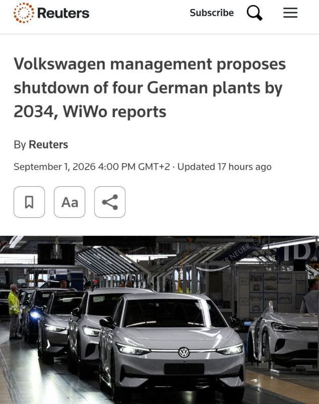 Volkswagen plant exterior