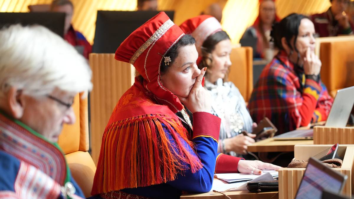 The Sami Parliament plenary in Karasjok during the no-confidence debate