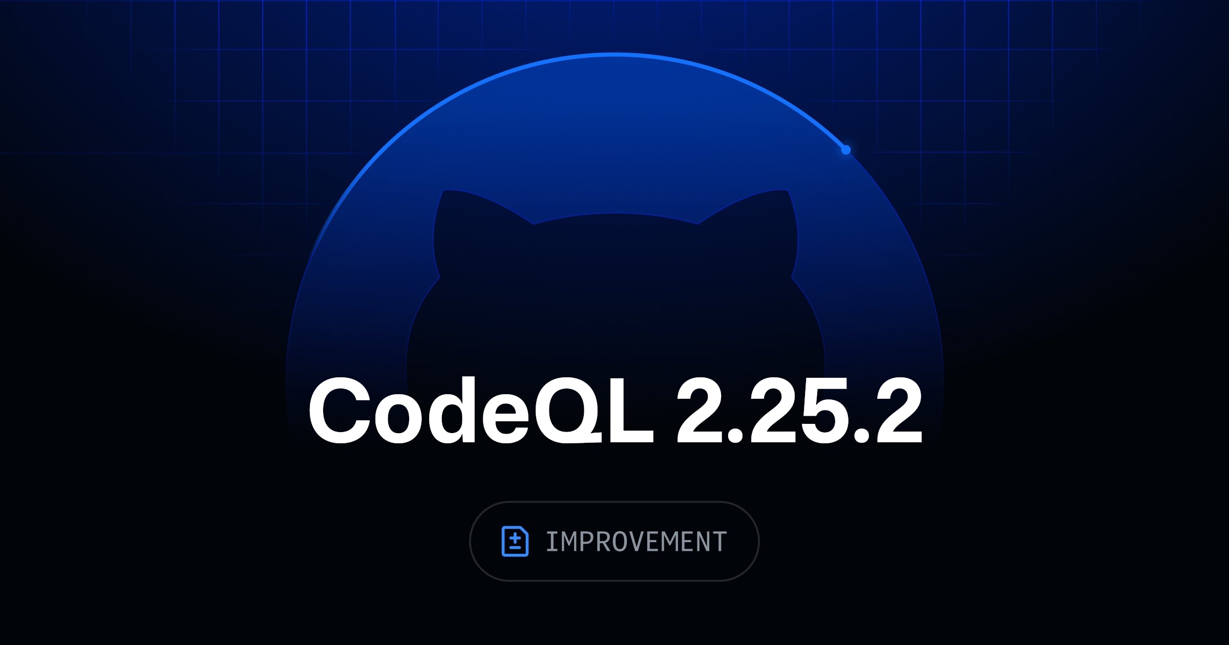 CodeQL 2.25.2 release graphic from GitHub Changelog