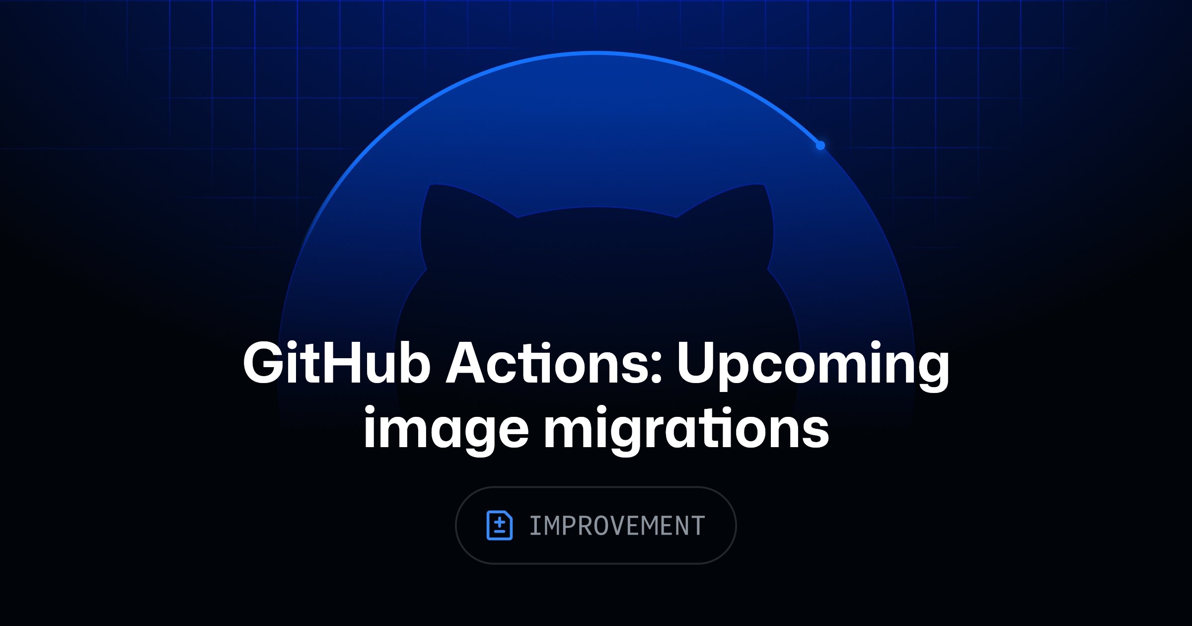GitHub Actions image migration notice