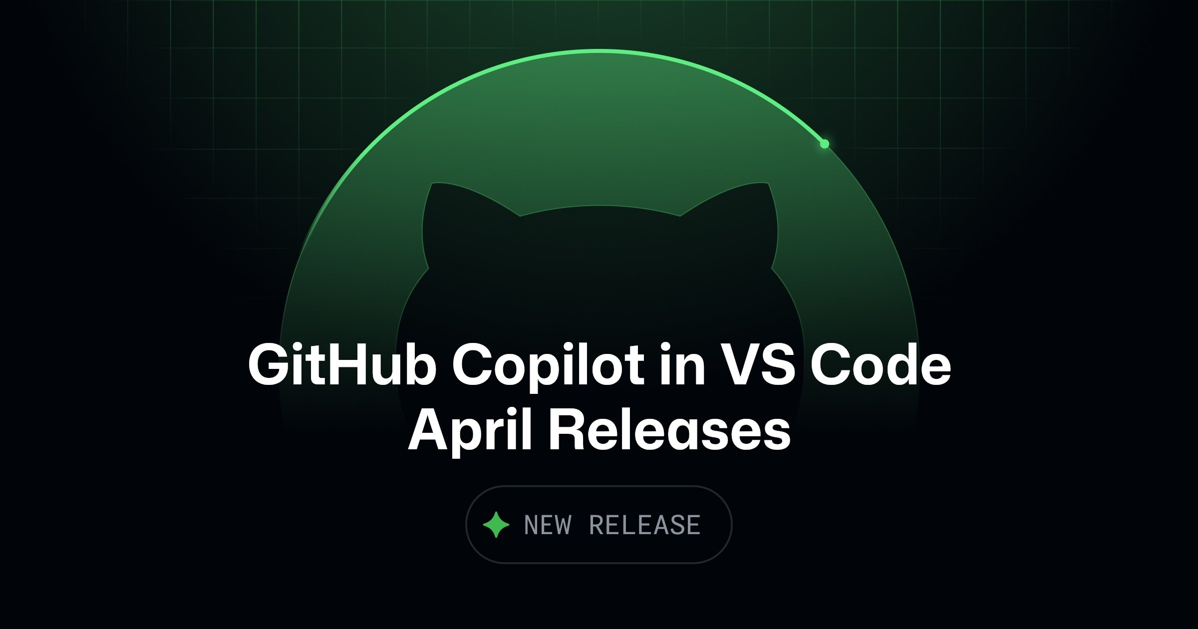 GitHub Copilot VS Code April 릴리스 업데이트 화면