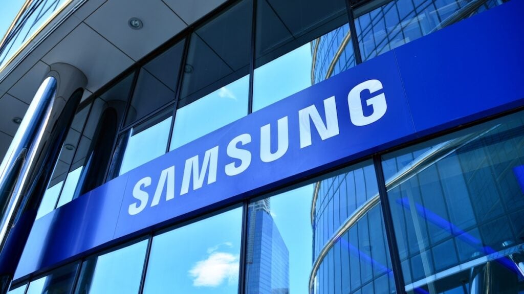 Samsung brand sign image