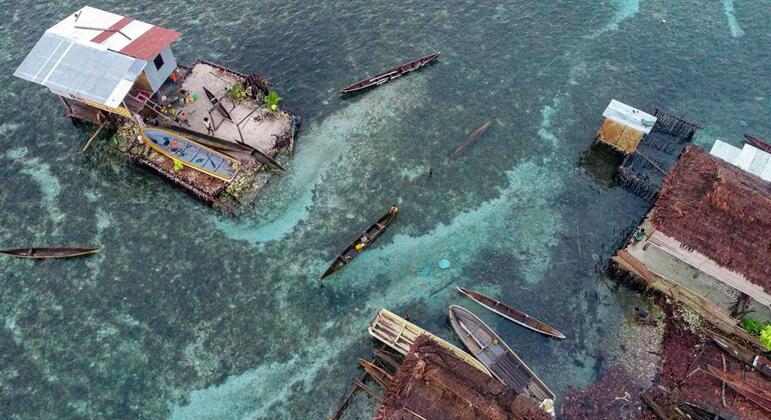 UN media asset showing sea-level impacts in Papua New Guinea