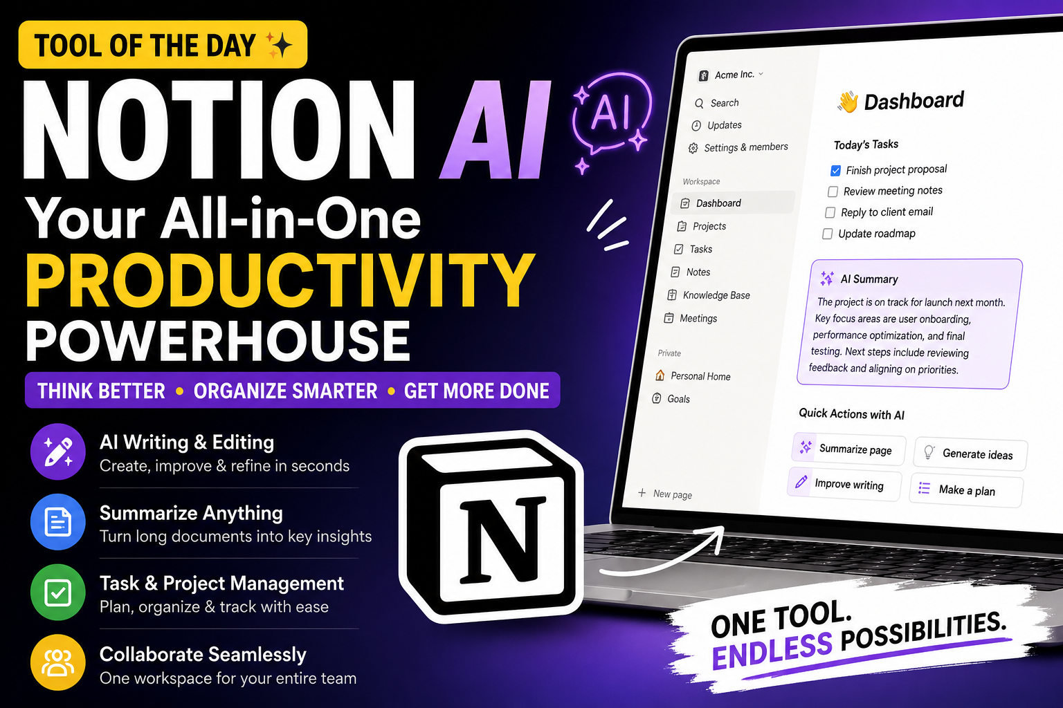 Notion AI productivity overview for 2026