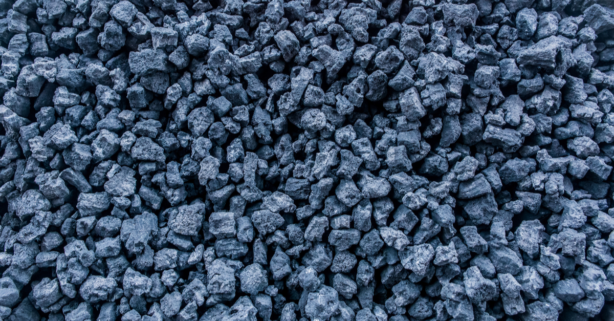 Coking coal stockpile