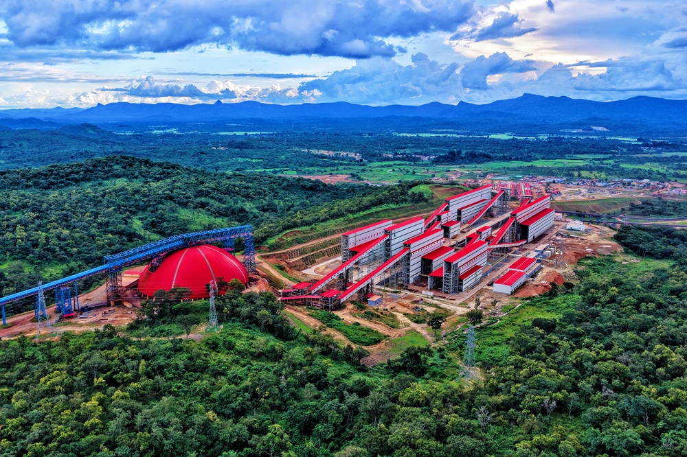 Simandou mining operations CV3 tunnel breakthrough