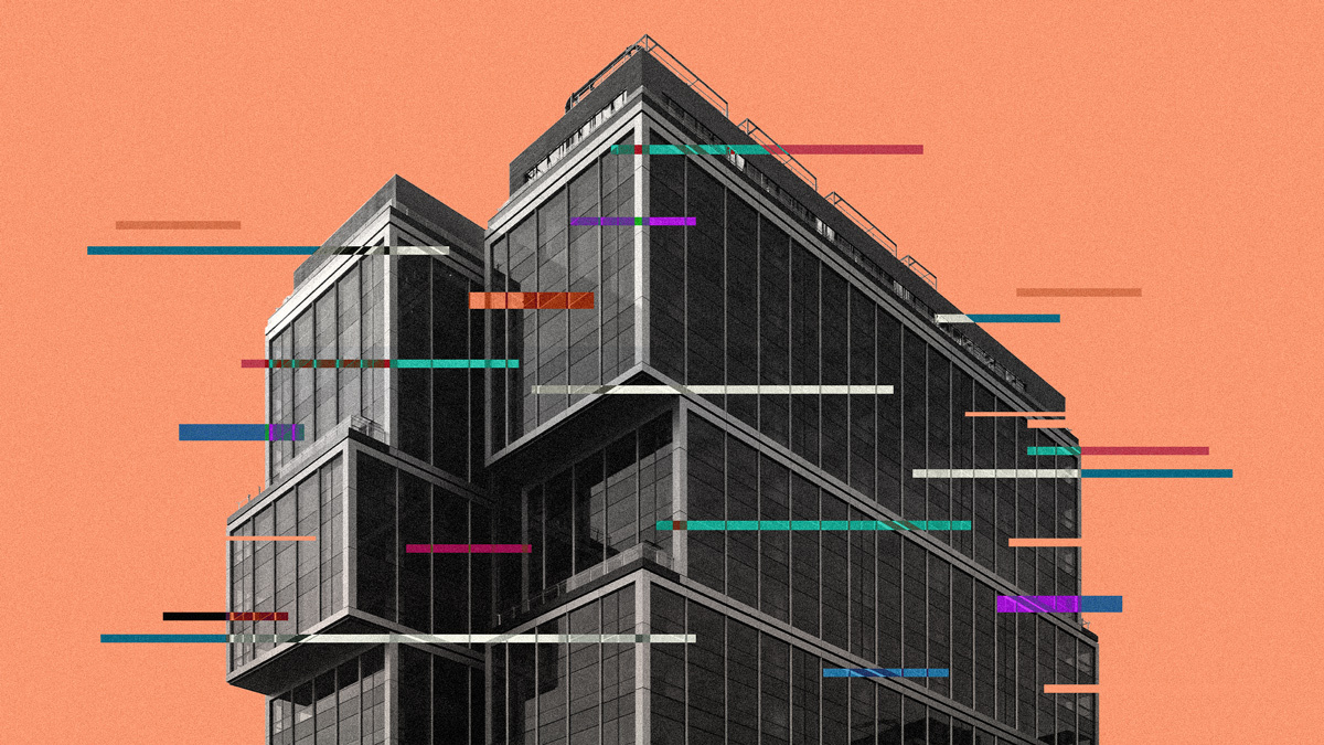 Abstract representation of AI ethics risk concept