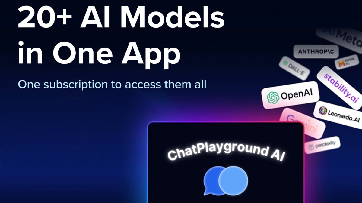 ChatPlayground AI 플랫폼 인터페이스
