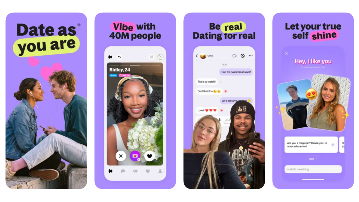 Screenshot of the Hily dating app interface showing profile prompts