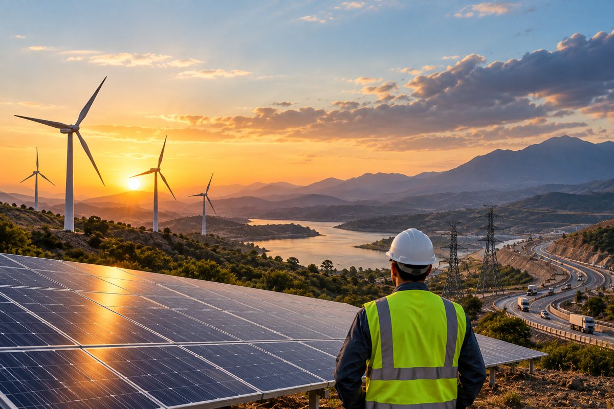 Global Renewable Energy Capital Flow Map