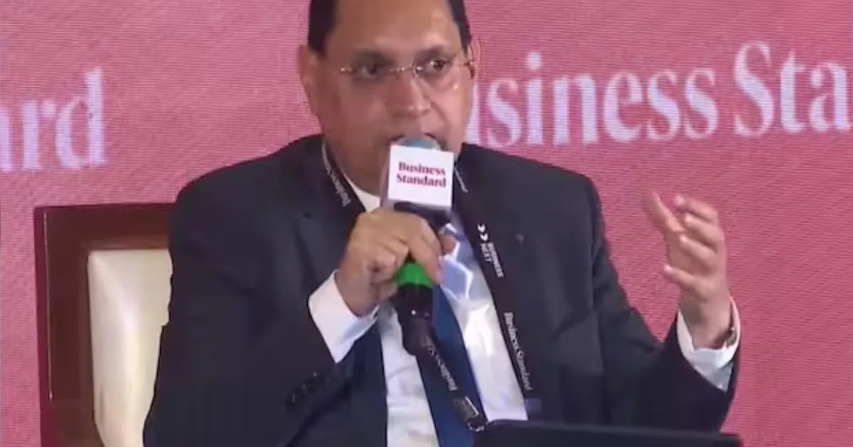 SEBI Chairman Tuhin Kanta Pandey at a conference