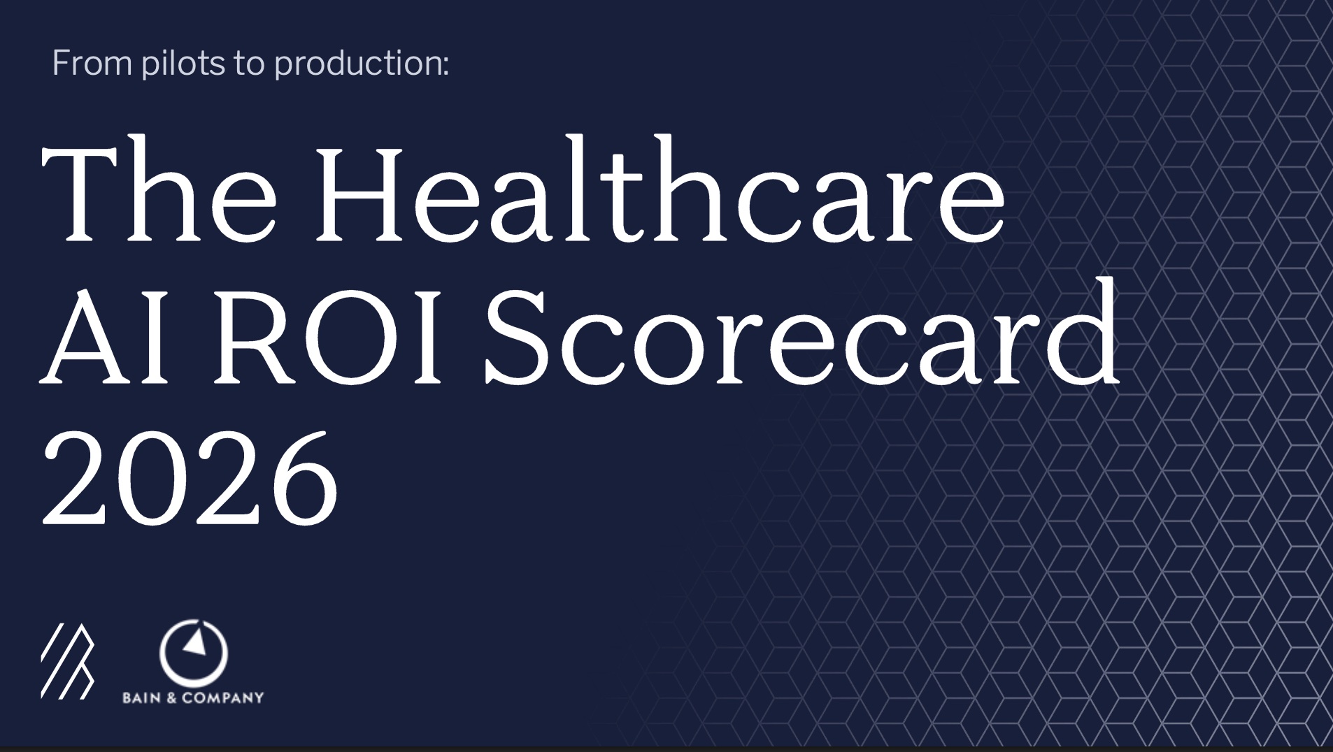 Healthcare AI ROI scorecard showing autonomous agent returns in revenue cycle management