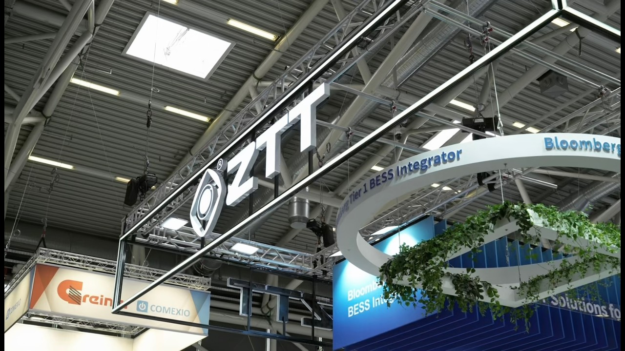 ZTT solar-energy-storage-hydrogen chain demonstration at Intersolar