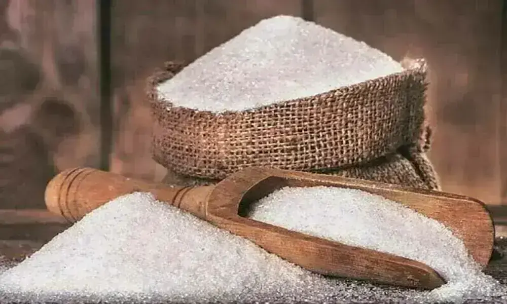 Raw sugar futures chart showing recent volatility
