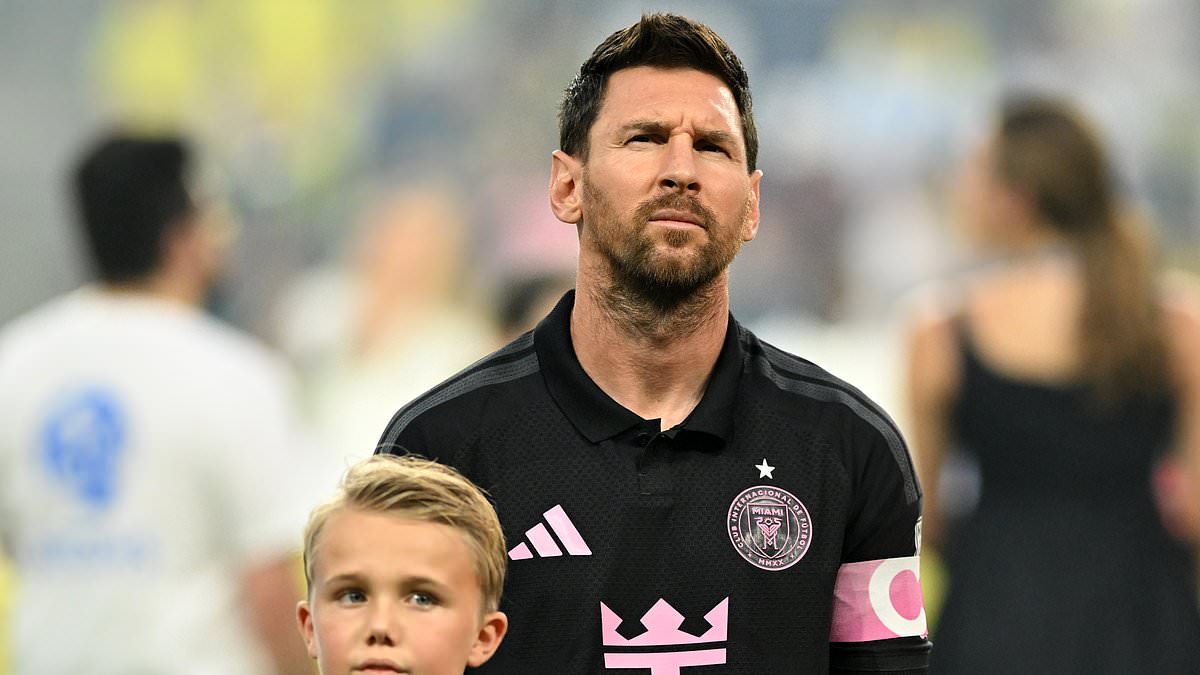 Lionel Messi being fined by MLS after slapping an opponent