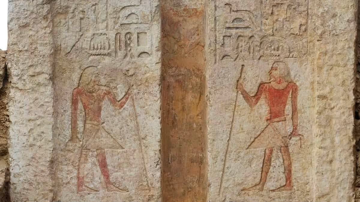 Saqqara tomb excavation