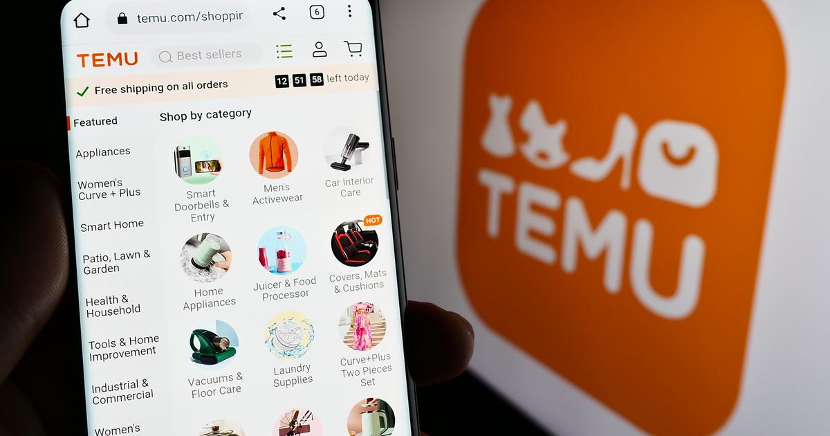 Illustration of Shein, Temu and AliExpress traffic decline in France
