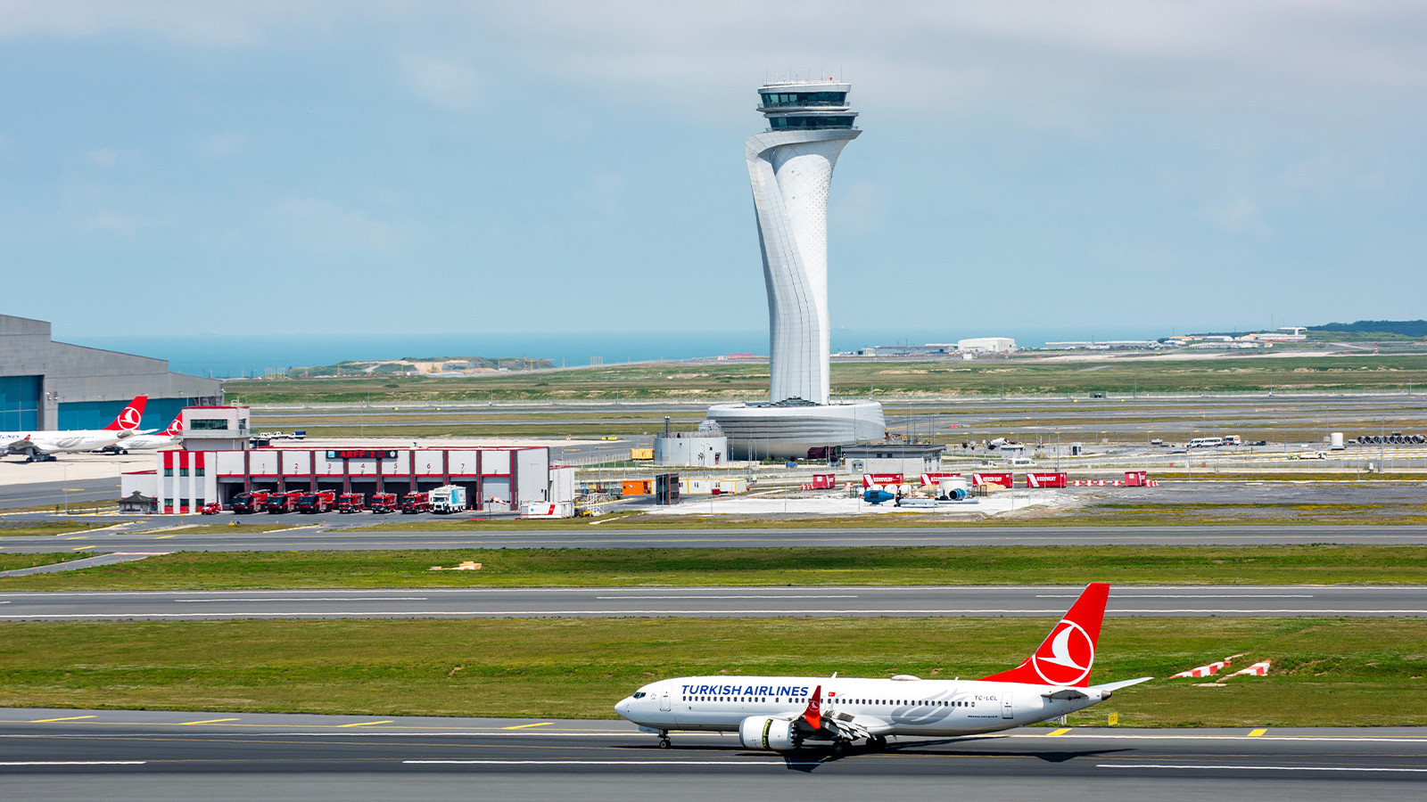 Istanbul Airport aerial view