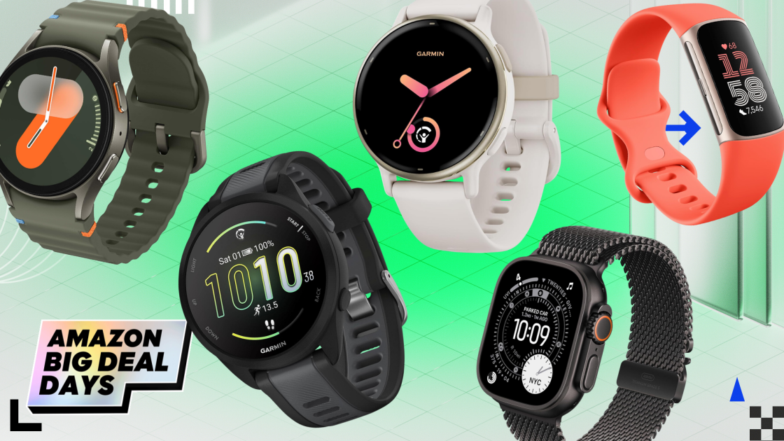 Screenshot of PCMag's roundup of smartwatch and fitness tracker deals