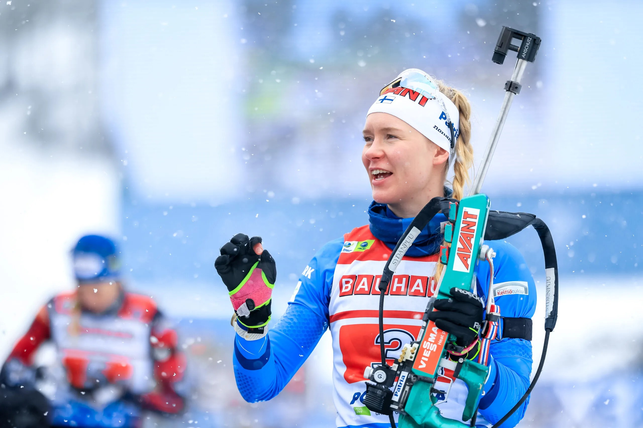 Suvi Minkkinen biathlon competition