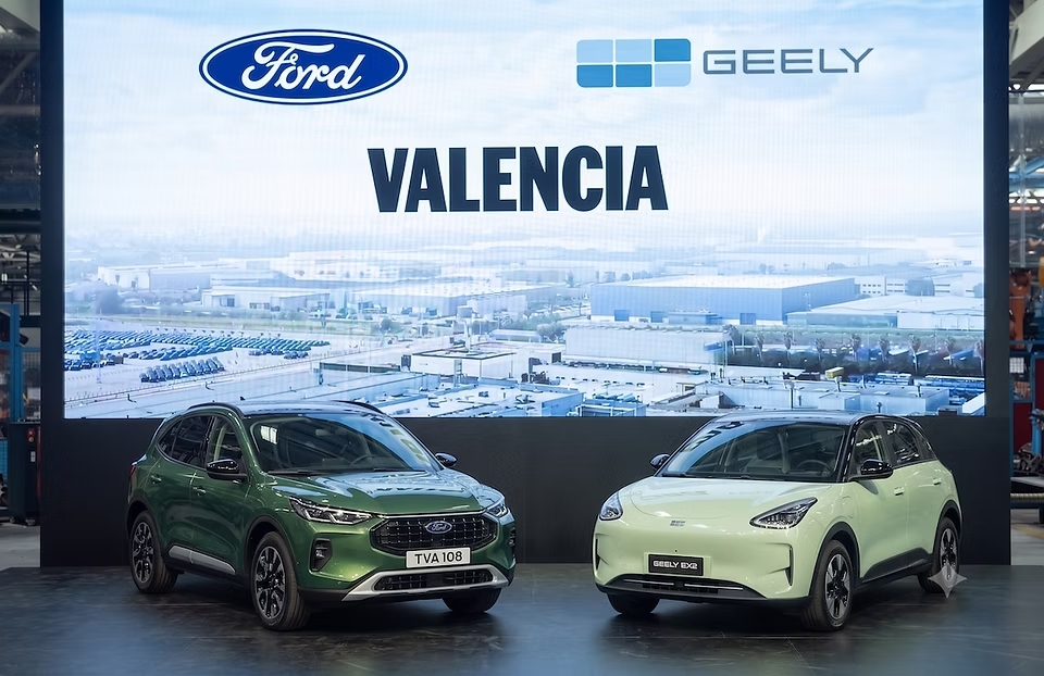 Geely and Ford partnership illustration
