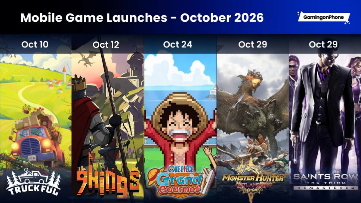 Mobile Game Launches for October 2026