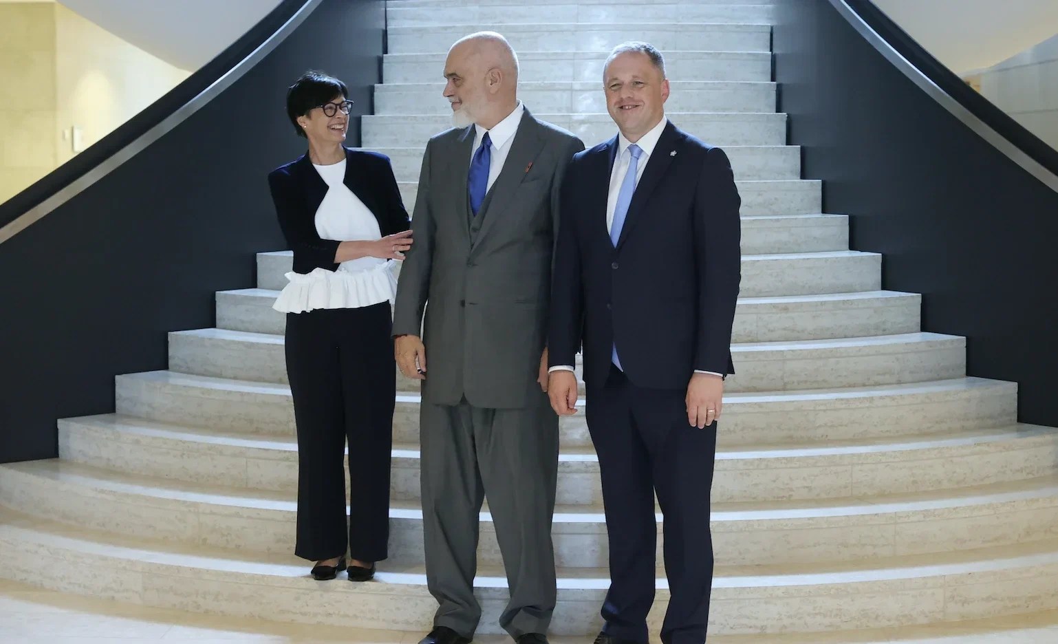 Screenshot of the 10th Intergovernmental Conference between Albania and the EU