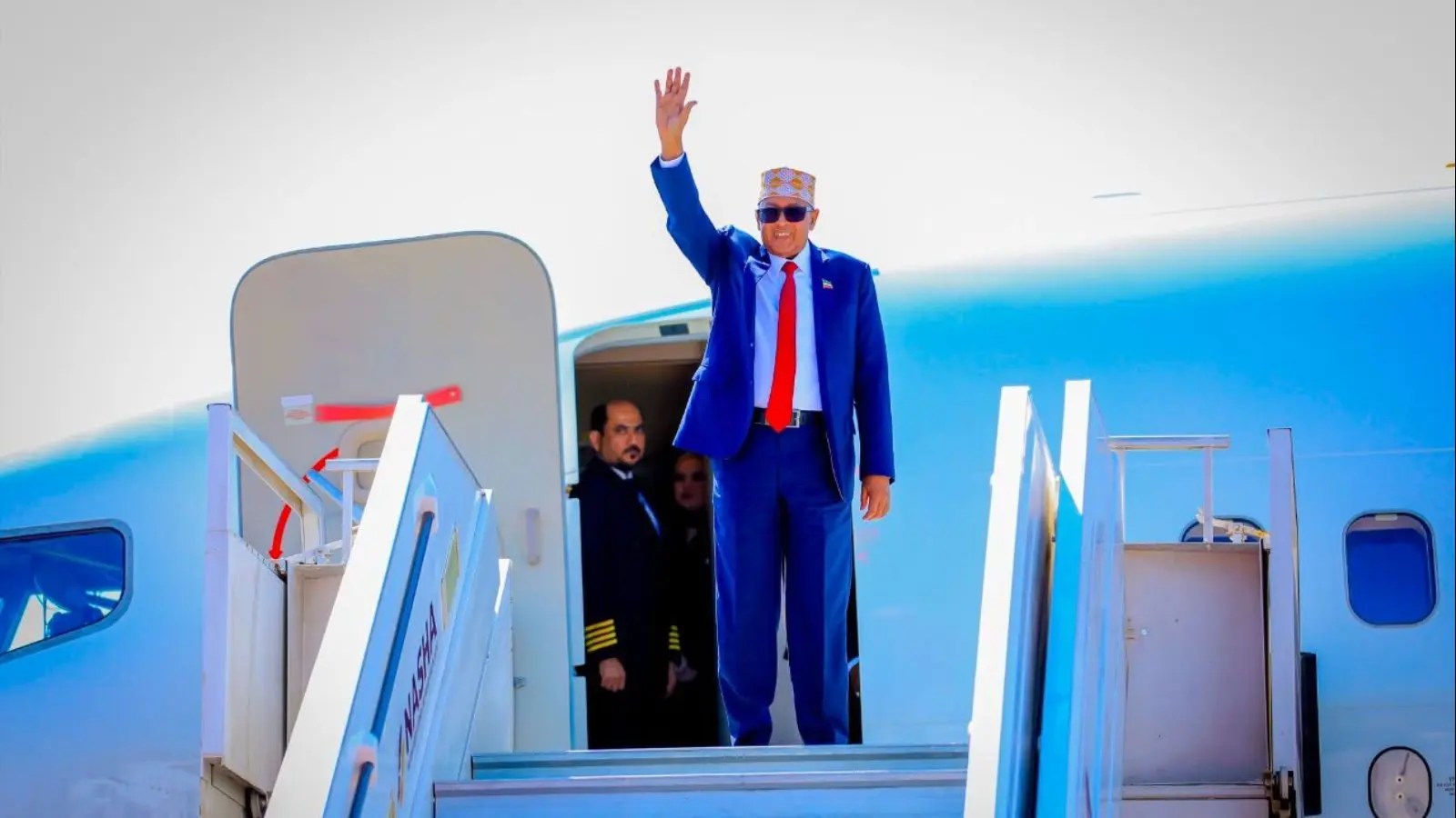 Somaliland President Abdirahman Mohamed Abdullahi Irro preparing for diplomatic travel