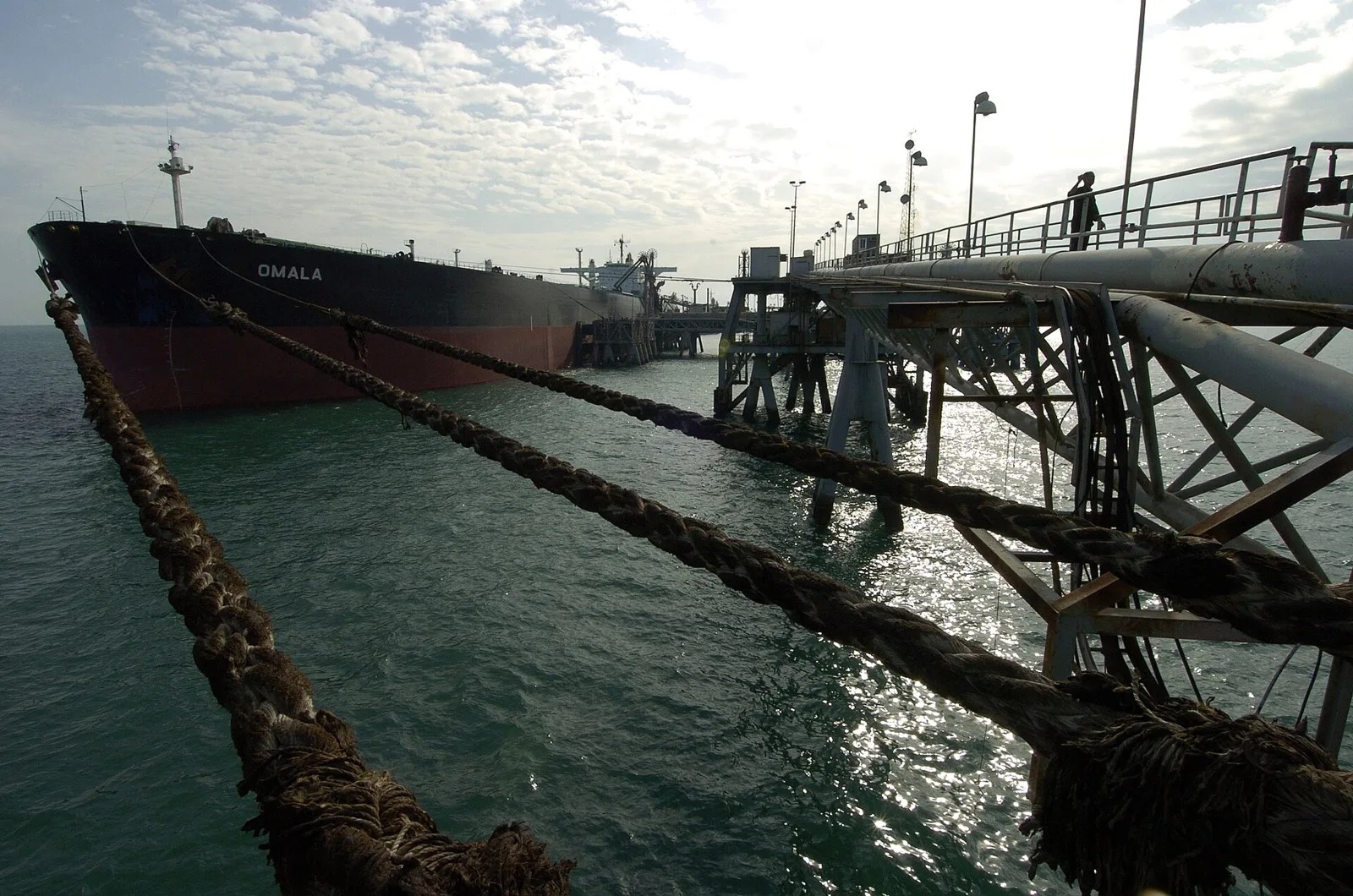 Tanker in Persian Gulf