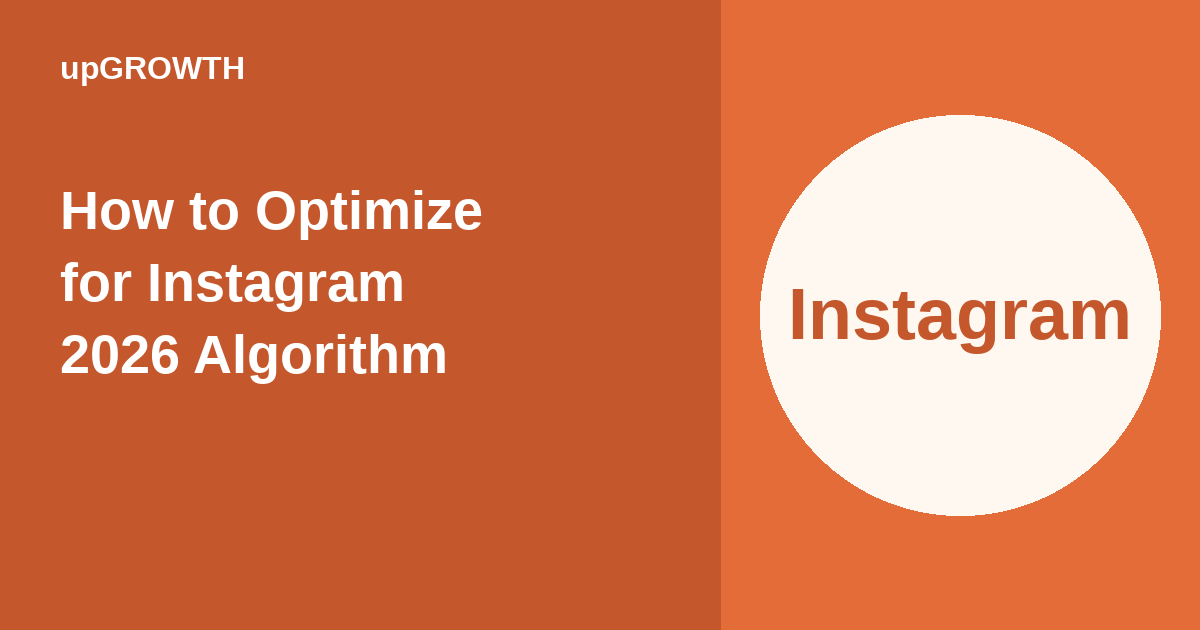 Optimize Instagram 2026 Algorithm guide featured image