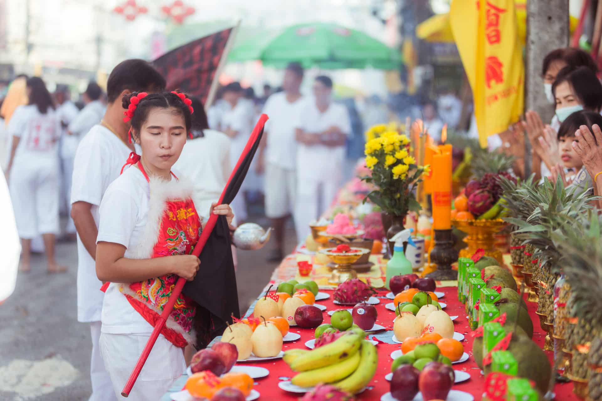 Thai Vegetarian Festival procession