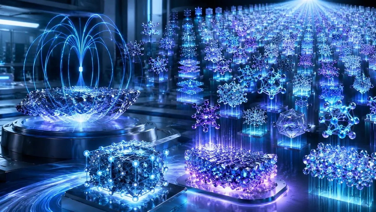 AI superconductor discovery visualization