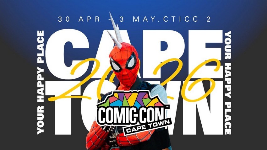 Comic Con Cape Town 2026 preview header showing the event's new attractions