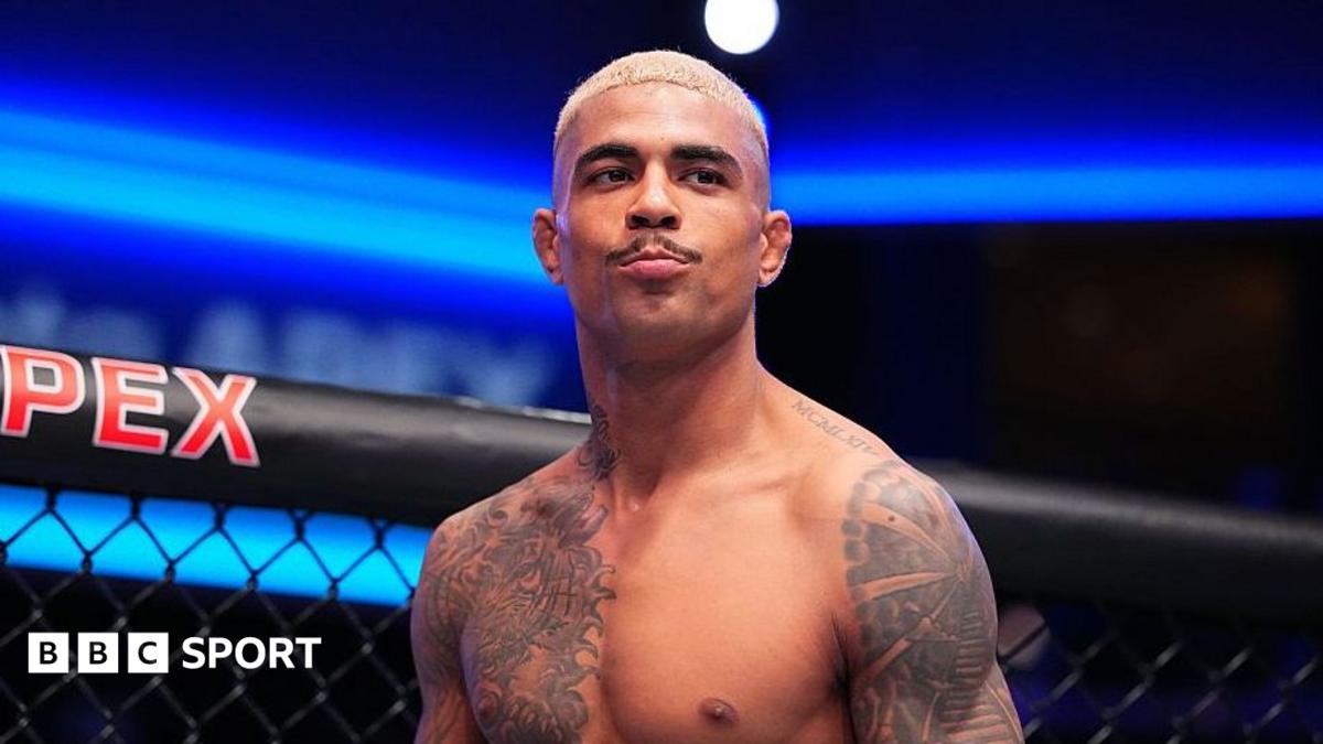 Sal Everett celebrates his first-round knockout victory on Dana White's Contender Series