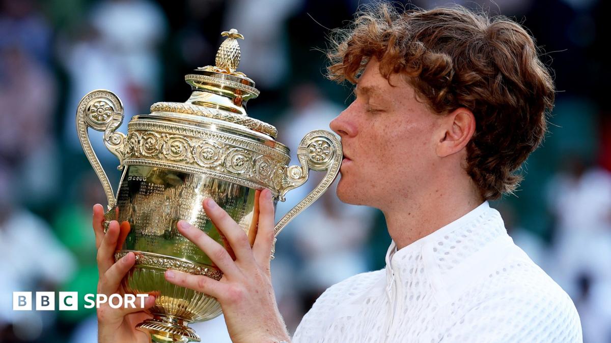 Jannik Sinner during his recent Wimbledon campaign