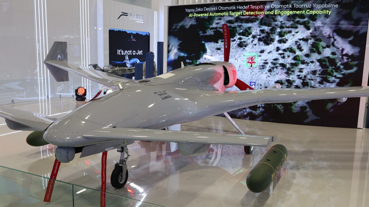 Turkish defense equipment display