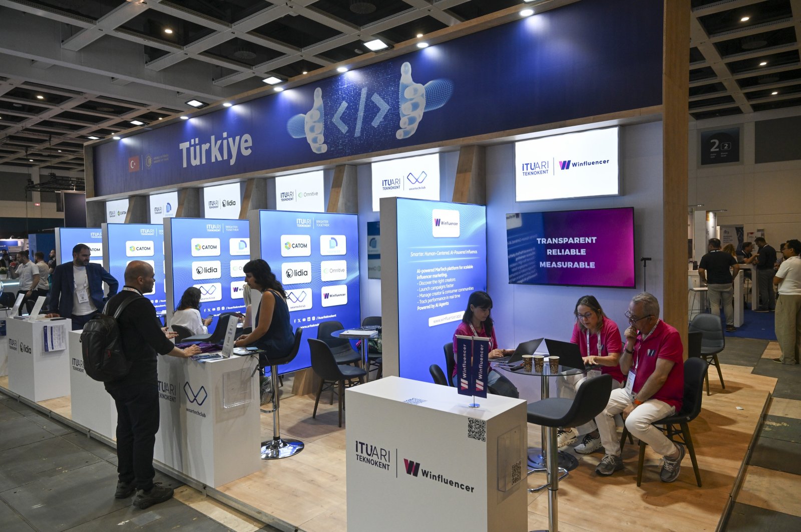 GITEX Conference promotional materials and Istanbul cityscape