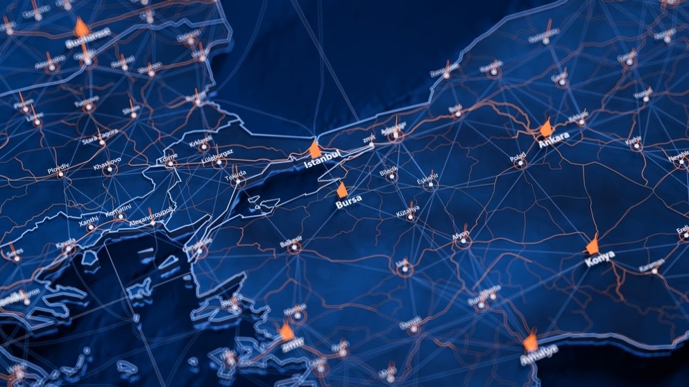 Turkish policymakers presenting AI strategy framework at a conference